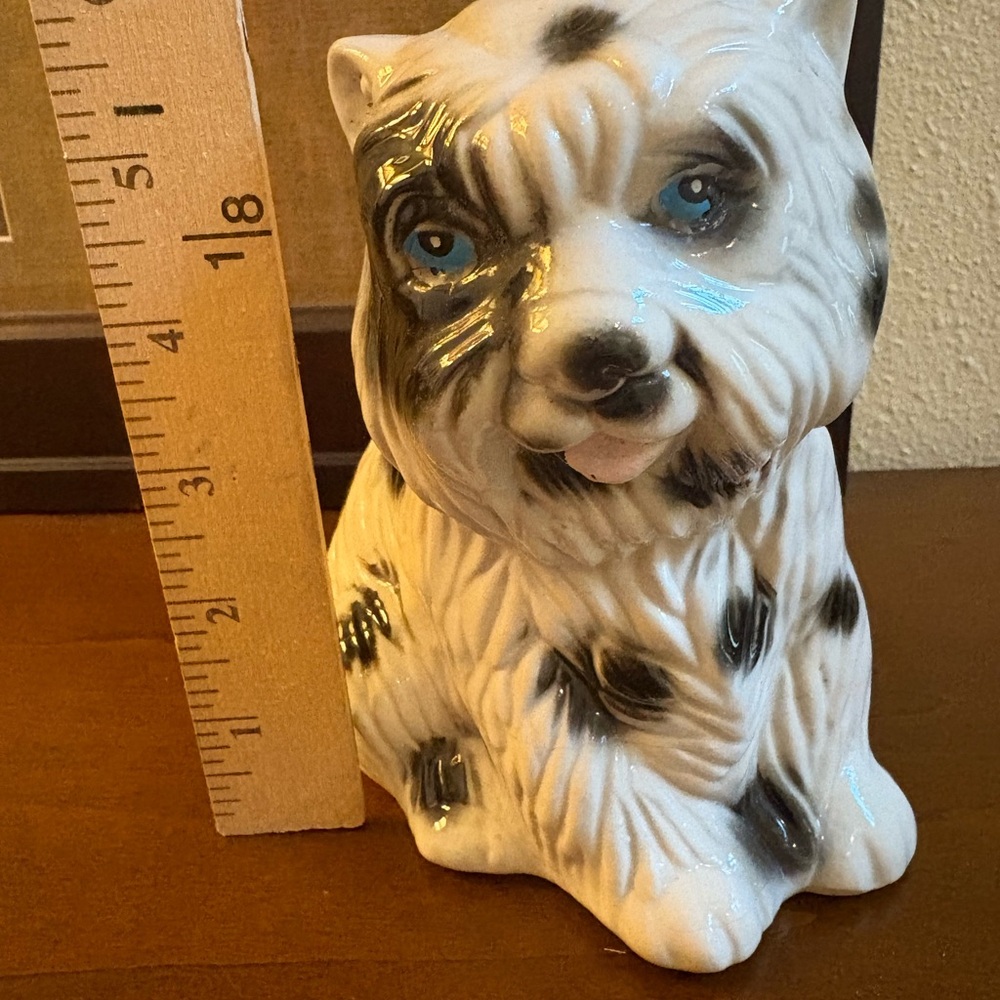 Black and White Dog Decor Accent